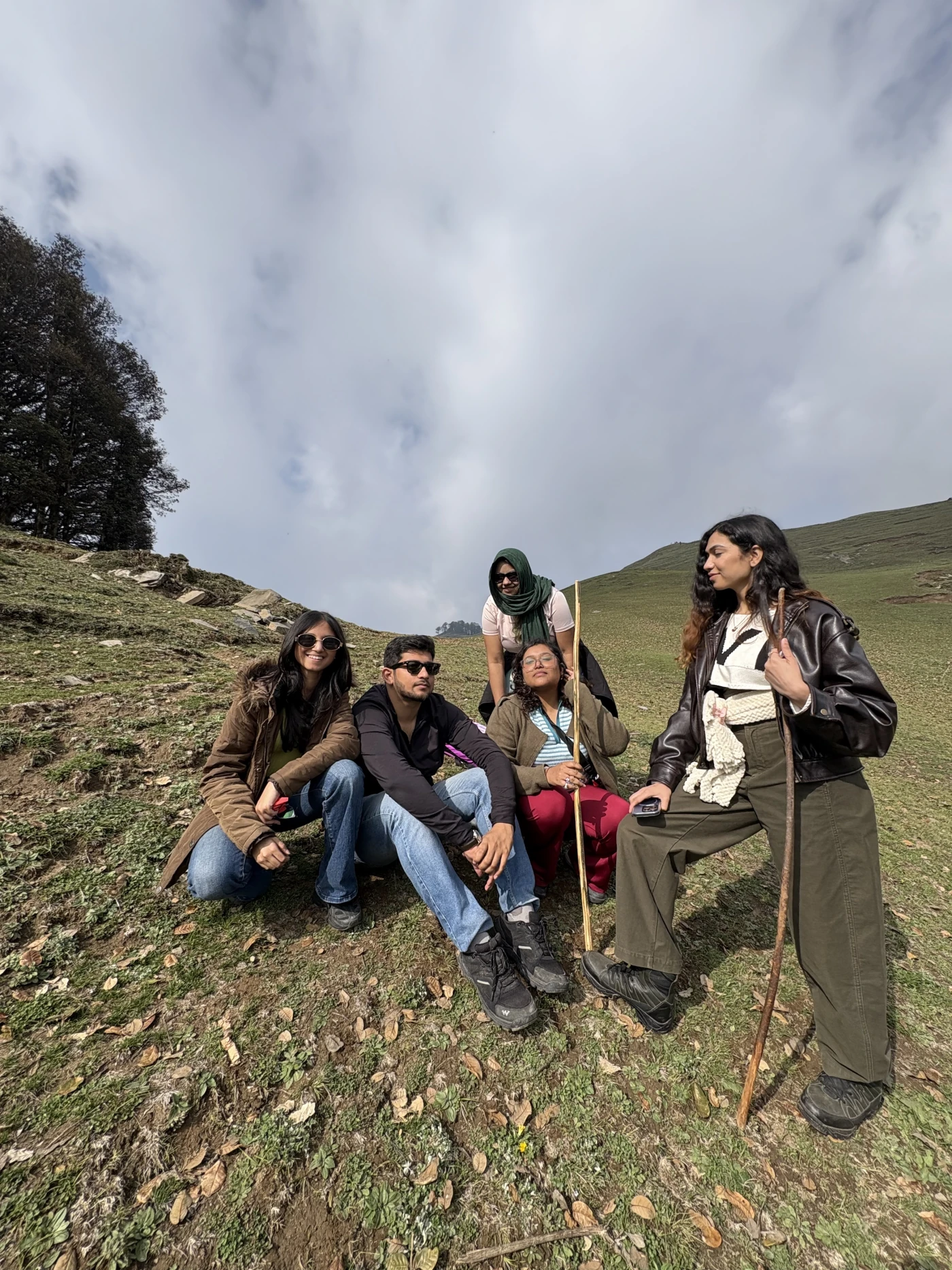 The Skylust circle — travelers together in the hills